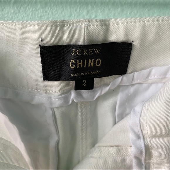 White J Crew Chino Shorts - Picture 3 of 5